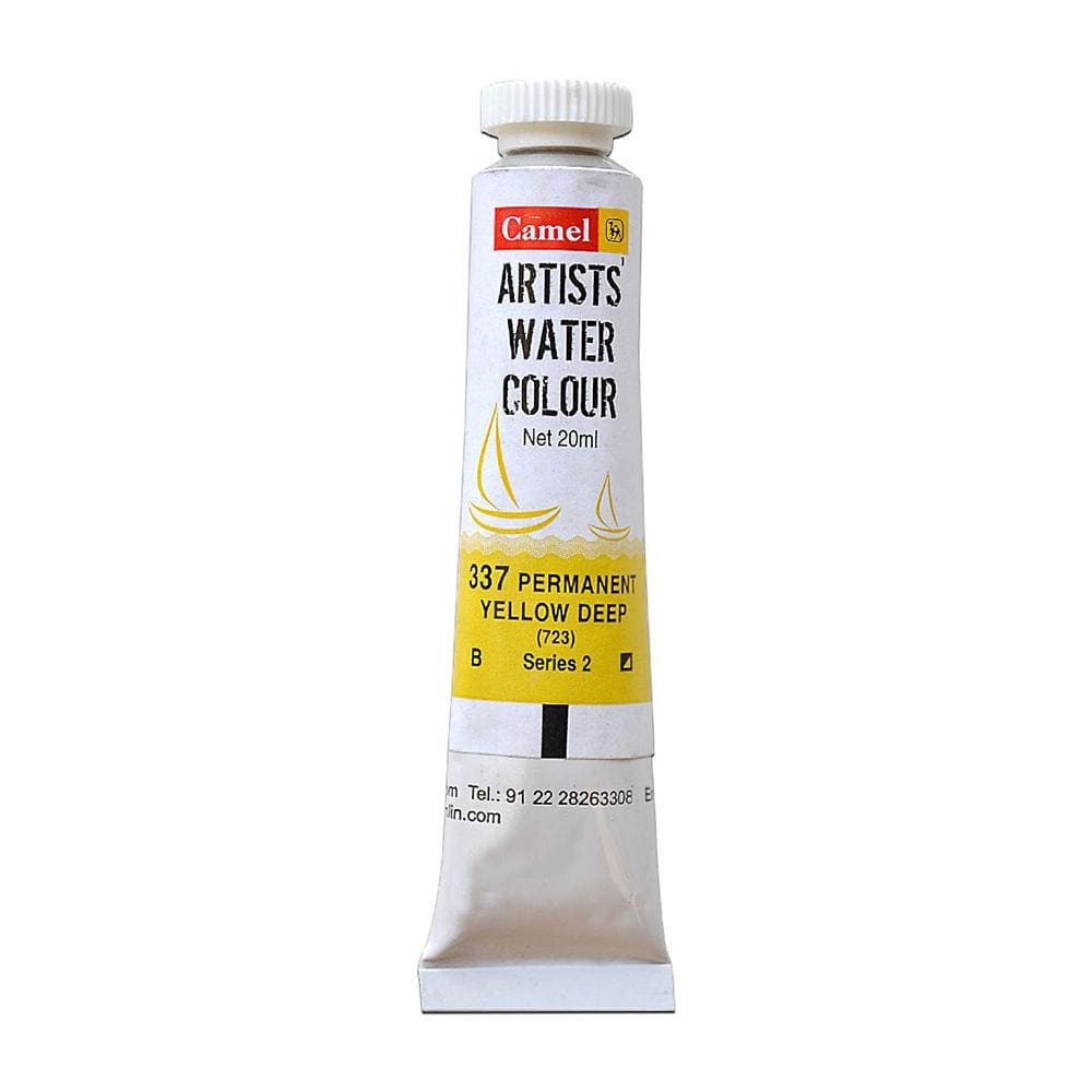 s r camel Colours and so much 337 Permanent Camel Yellow Deep Artist Water Colour-20ml