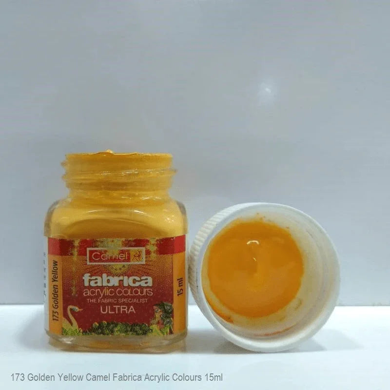 s r camel Colours and so much Camel Fabrica Arylic Colours - Golden Yellow 15 ML