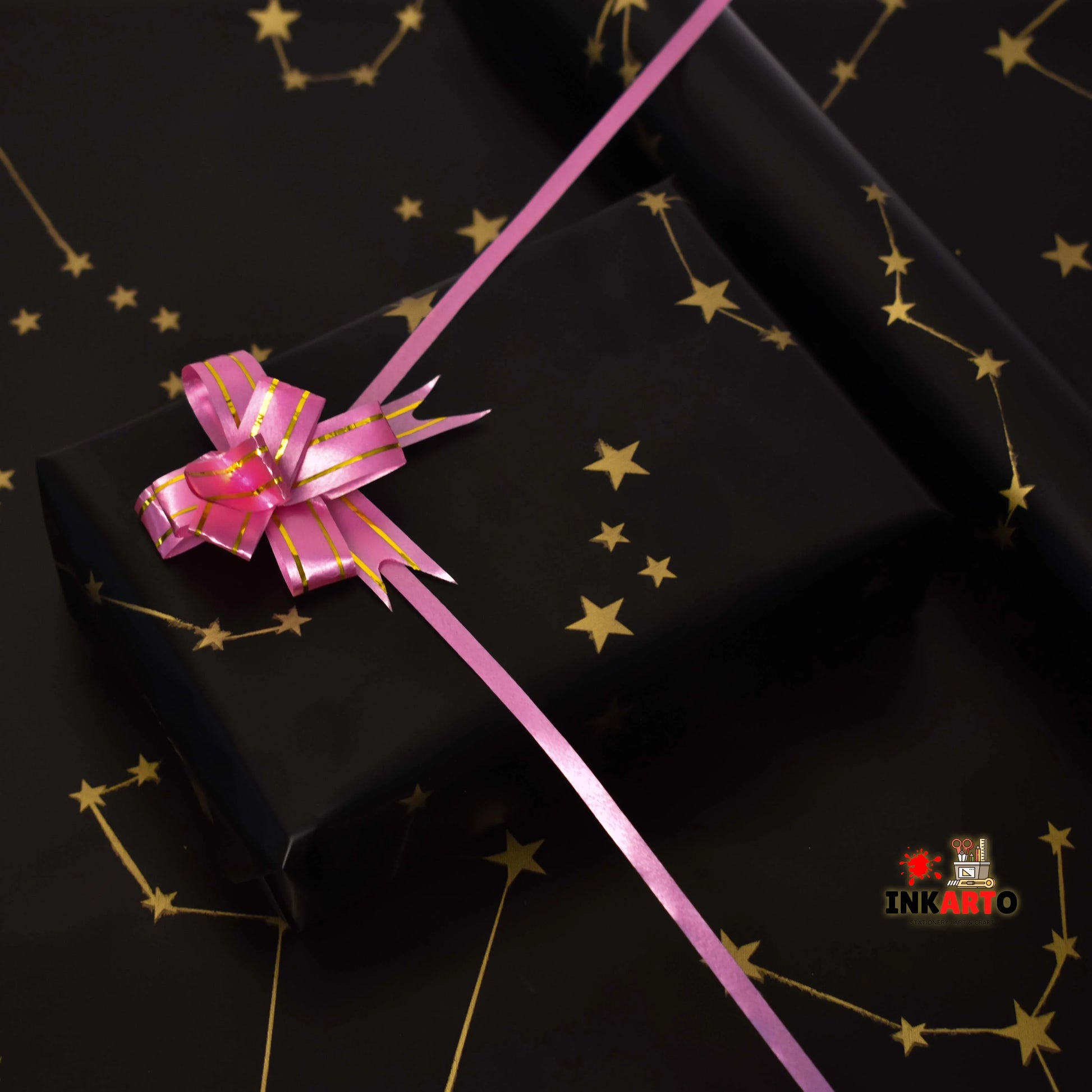 Ravrai Craft Wrapping Paper Starry Sky Milky Way large Size Gift Wrapping Paper