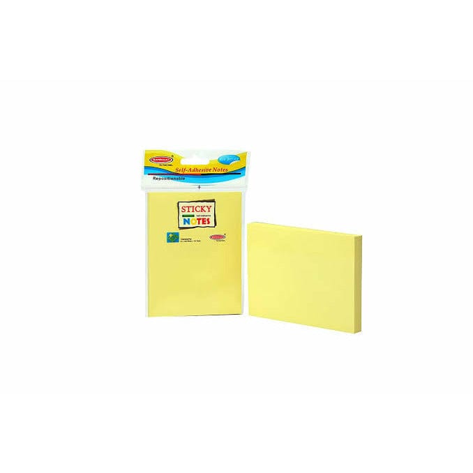 Sukhi traders Basic Stationery pastel yellow sticky notes 3inch x 5 inches