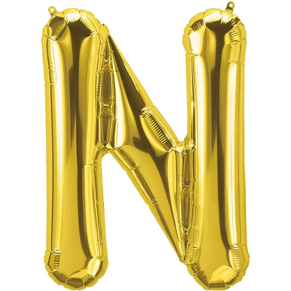 Sukhi traders Decoration Supplies Alphabet N Foil Balloon