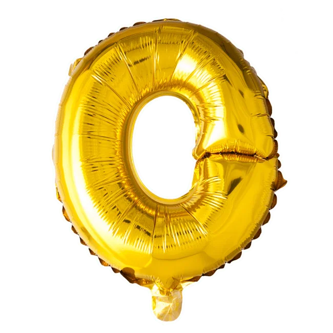 Alphabet O Foil Balloon