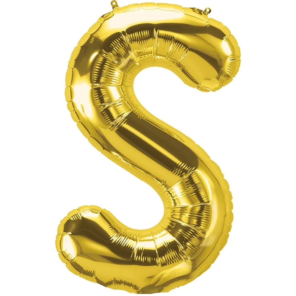 Alphabet S Foil Balloon