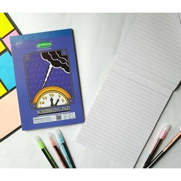 Pack of 2 Unleash Your Creativity with Sundaram SP-3 Scribbling Pad - The Perfect Blank Canvas!