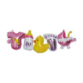 varsha toys Baby welcome foil balloons (combo set of 5 balloons) assorted colour