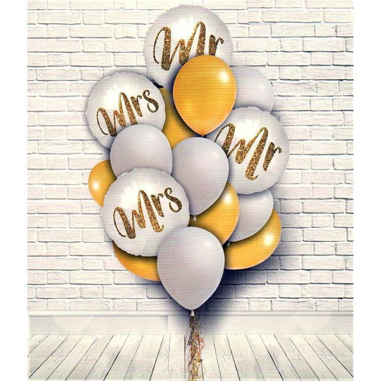 Mr & Mrs Wedding Bouquet Set
