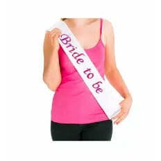 Varsha Toys Decoration Time! "Bride to be" Sash (Colour may vary)