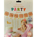 varsha toys Decoration Time! It's My 1/2 Birthday banner