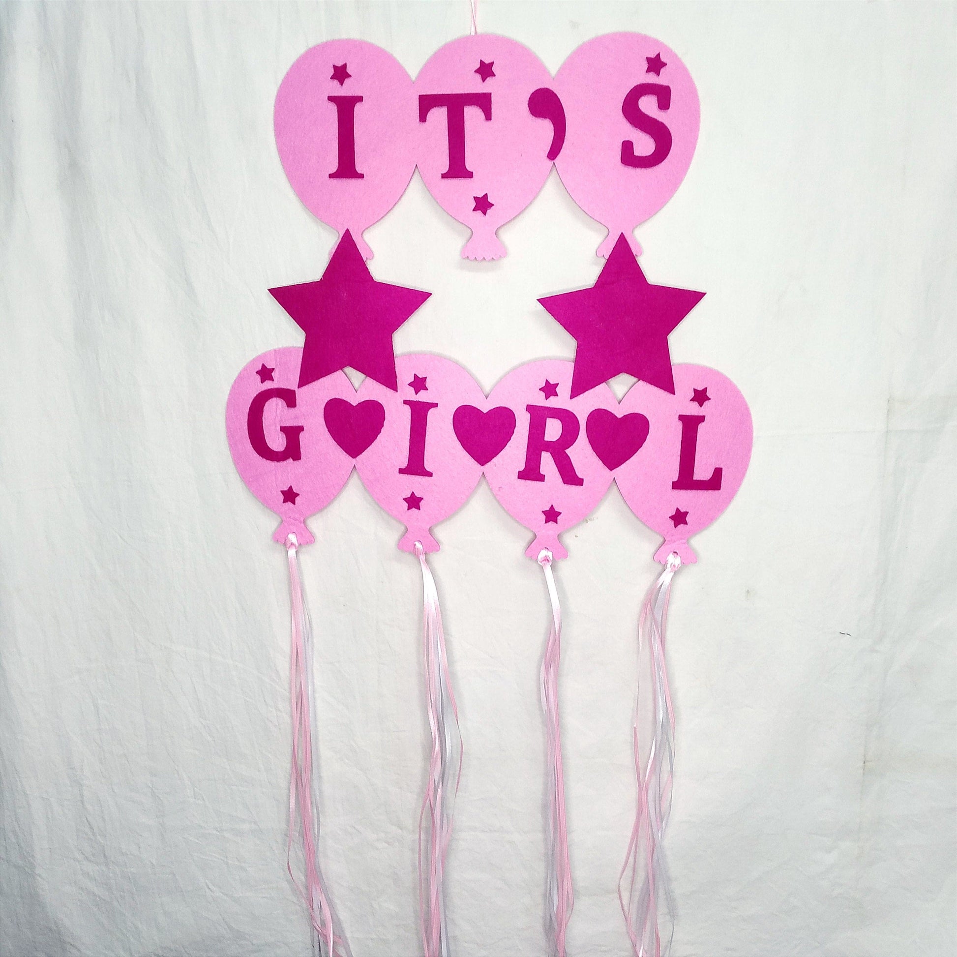 Varsha Toys Decoration Time! "Its Girl" foam banner