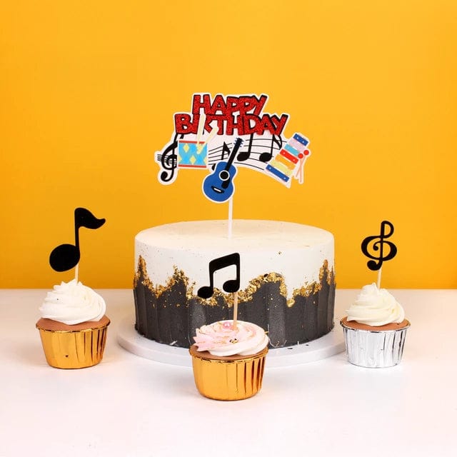 Varsha Toys, parshwa shop Balloon decor /balloon cake topper music them(pack of 1)